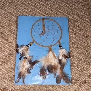 Brown and White Dreamcatcher Wall Decor